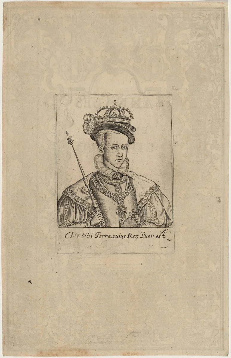 Edward VI by Thomas Cecil, print, 1630