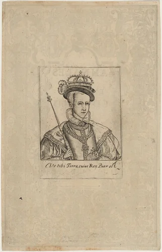 Edward VI by Thomas Cecil, print, 1630