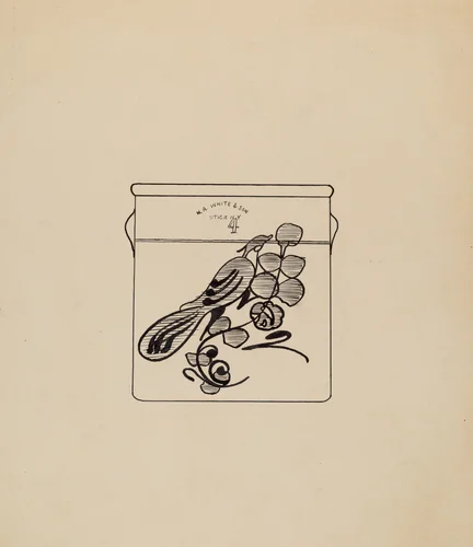 Crock by John Tarantino, index of american design, 1941