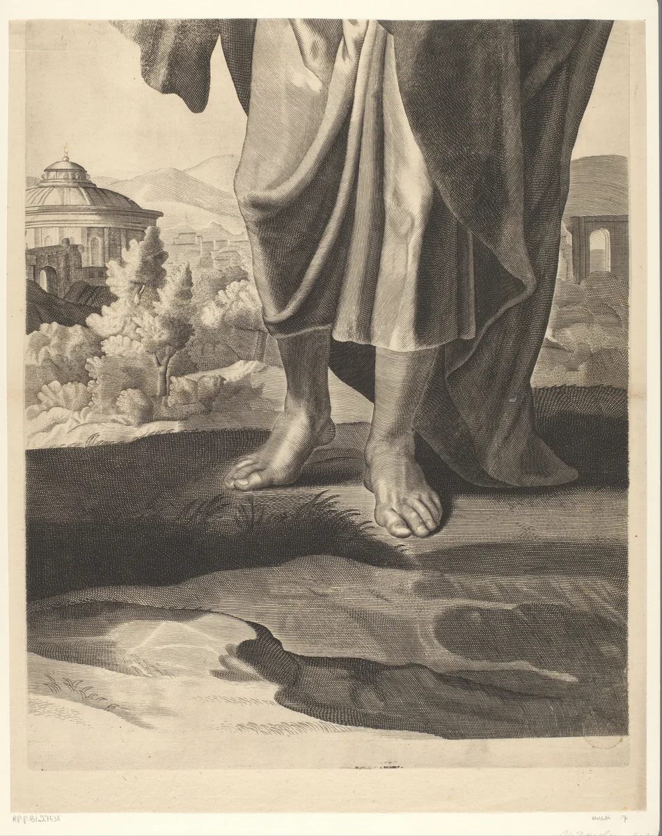 Johannes de Evangelist by Mattheus Borrekens, print, 1625-1670