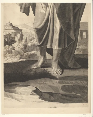 Johannes de Evangelist by Mattheus Borrekens, print, 1625-1670