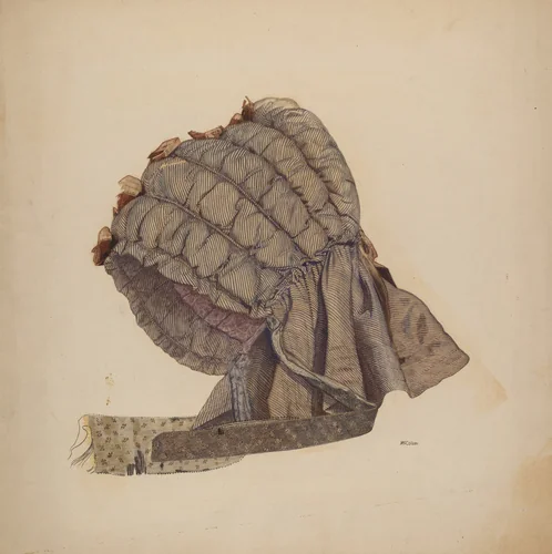 Bonnet by J. Herman McCollum, index of american design, 1940