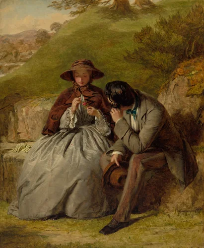 The Lovers by William Powell Frith, painting, 1855