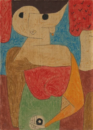 omphalo-centrischer Vortrag,1939 by Paul Klee, painting
