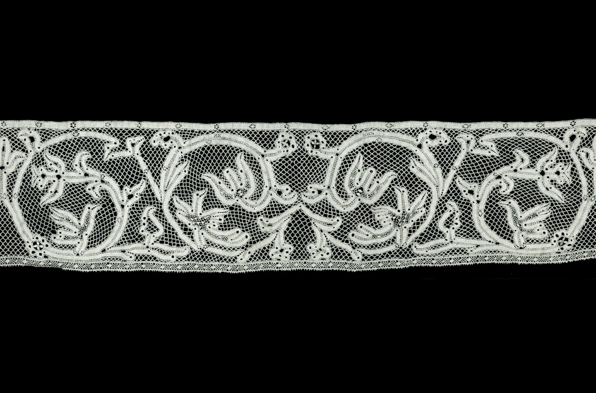 Border by Northern Italy, textile, 1701-1750