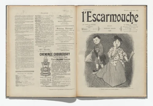 L'Escarmouche, no. 5 by Various artists, illustrated book, 1893
