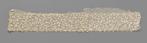 Strook naaldkant met bloemmotieven by anonymous, other, 1690-1699