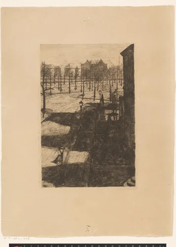 Plein by Theodora Jacoba van Bosse, print, 1899-1953