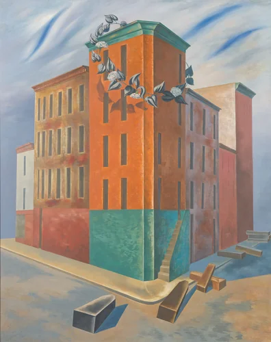 "One Third of a Nation" by O. Louis Guglielmi, painting, 1939