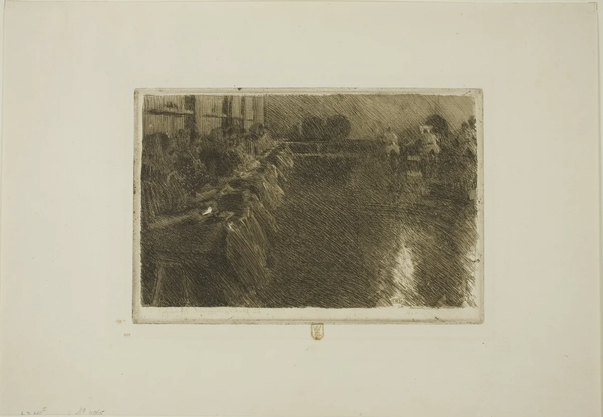 The Large Brewery by Anders Zorn, print, 1890