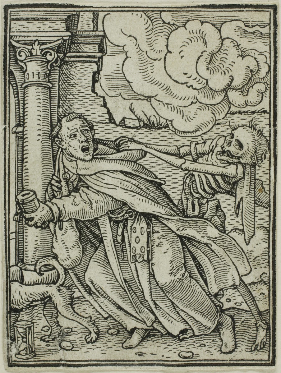 The Monk by Hans Holbein, print, 1517-1543