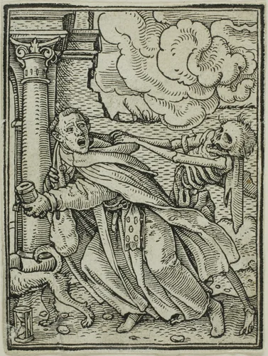 The Monk by Hans Holbein, print, 1517-1543