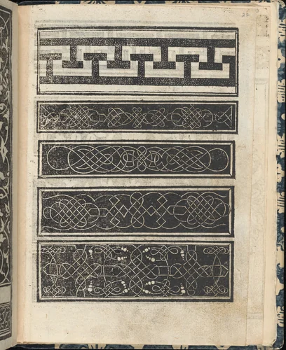 Essempio di recammi, page 22 (recto) by Giovanni Antonio Tagliente, book, 1530