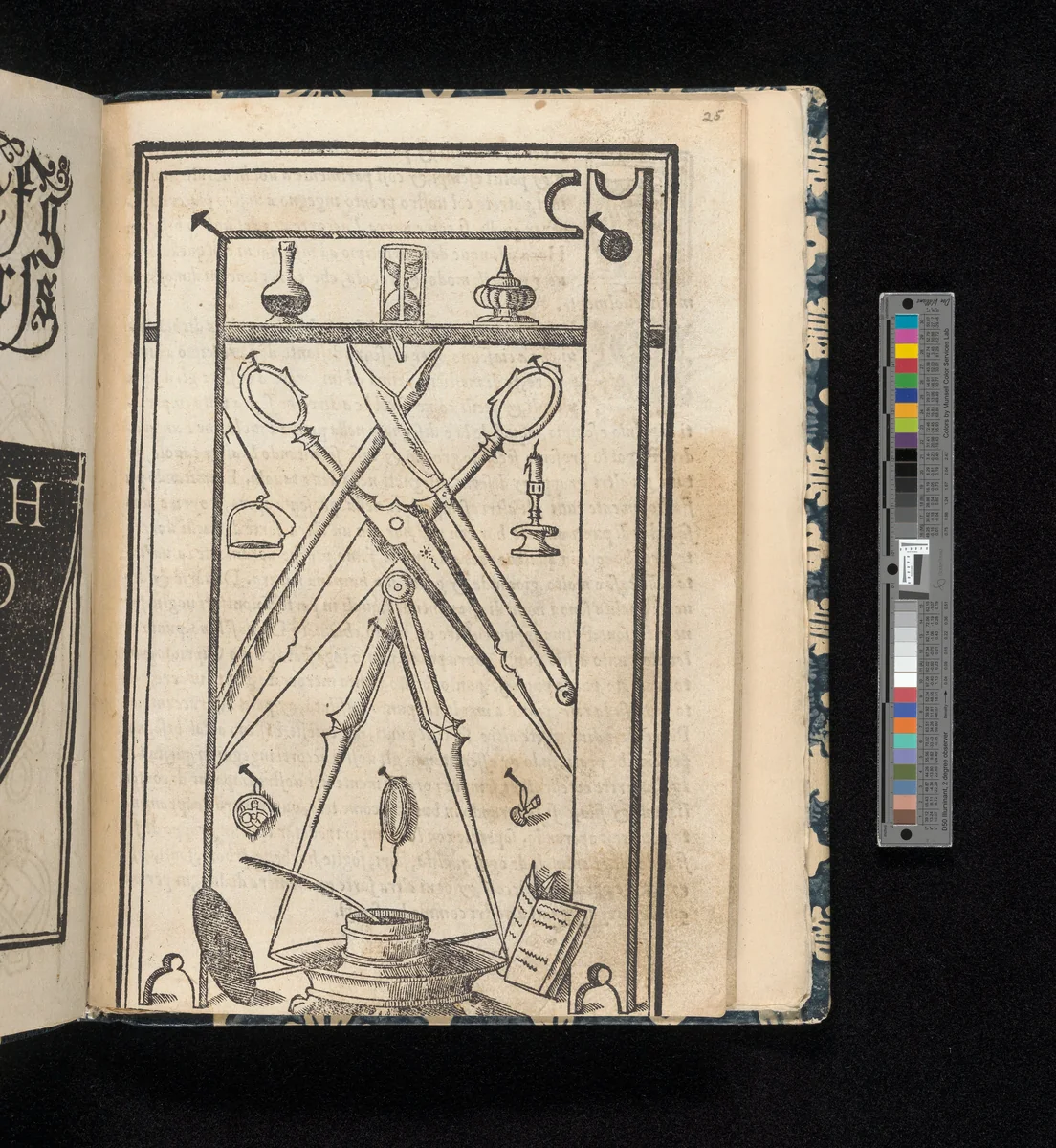 Essempio di recammi, page 25 (recto) by Giovanni Antonio Tagliente, book, 1530