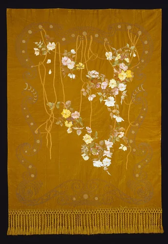 Portière by Anna G. Lyman, textile, 1880-1900