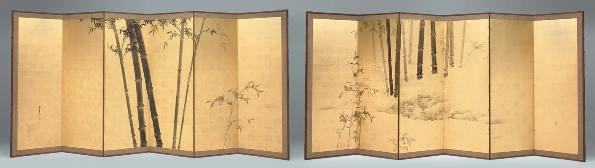 Bamboo by Kishi Ganku, painting, 1801-1899