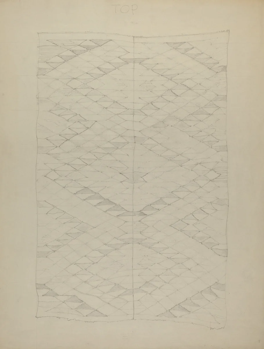 Textile by American 20th Century, index of american design, 1935-1942