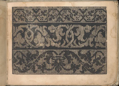 Neu künstlich Modelbuch (page 43r) by Bernhard Jobin, book, 1598