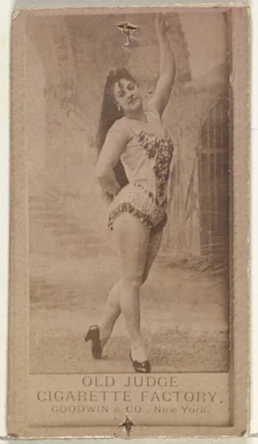 From the Actors and Actresses series (N171) for Old Judge Cigarettes by Goodwin & Company, photograph, 1886-1890