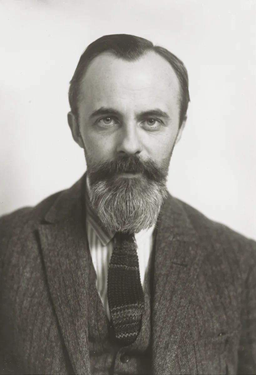 Writer and High School Teacher [Paul Bourfeind] by August Sander, photograph, 1923