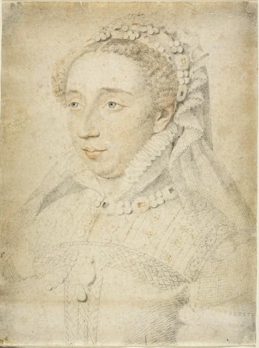 A Court Lady by Francois Clouet
Daniel Dumonstier, drawing, 1555-1572