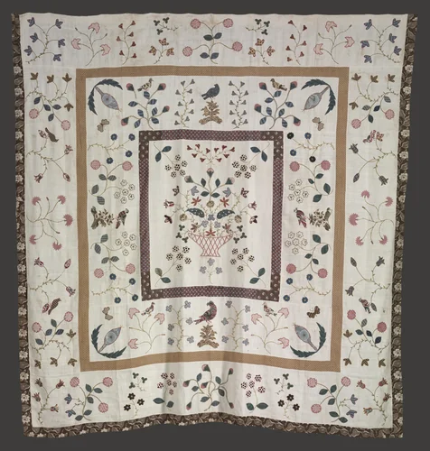 Bedspread by Belinda Ellen Orr, textile, 1840