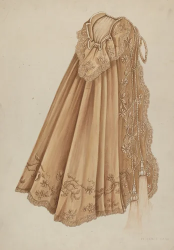 Infant's Cape by Florence Earl, index of american design, 1938