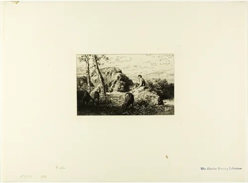 The Prodigal Son by Charles-Émile Jacque, print, 1863-1873