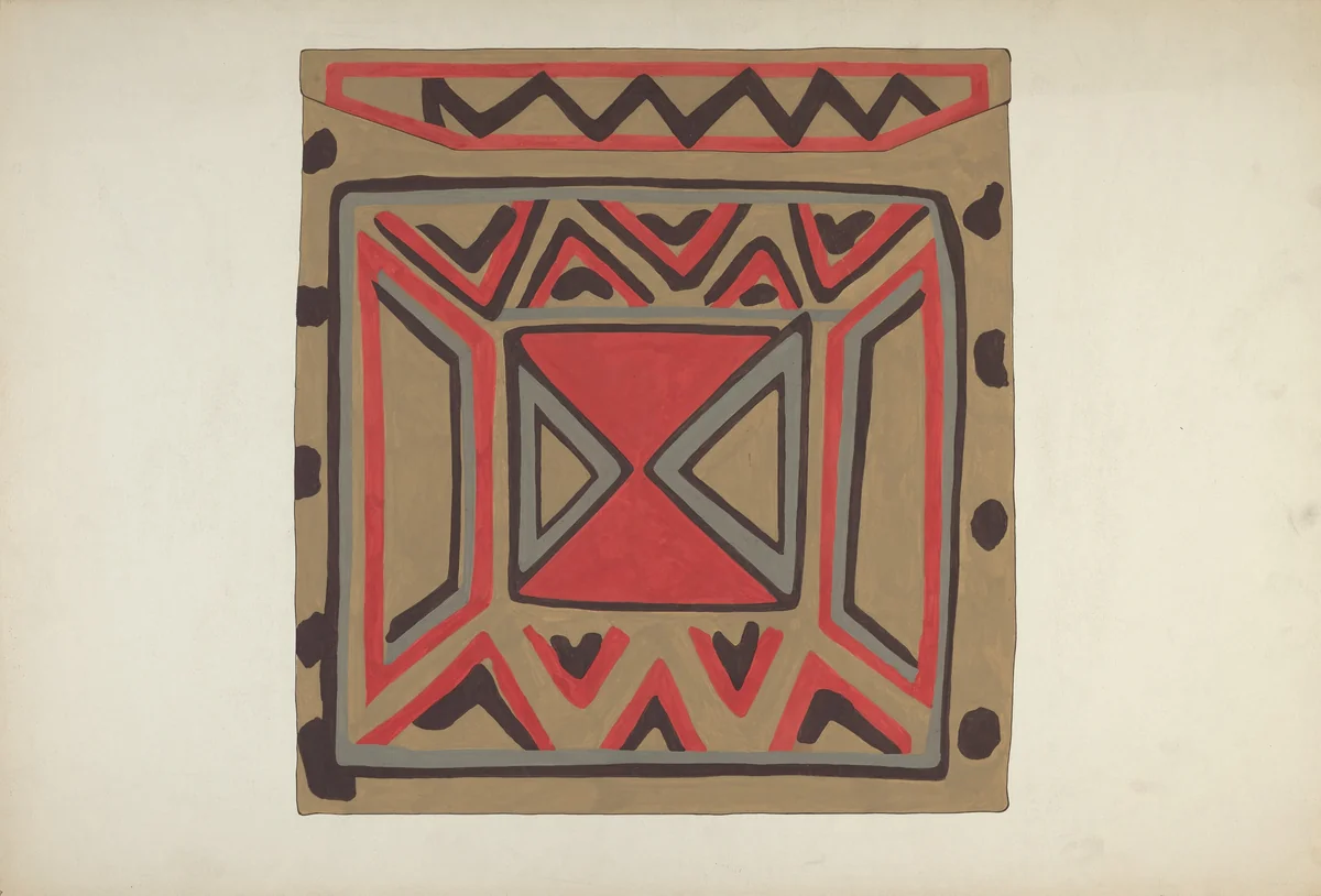 End of Chest by D.P. Jones, index of american design, 1942