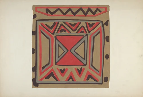 End of Chest by D.P. Jones, index of american design, 1942