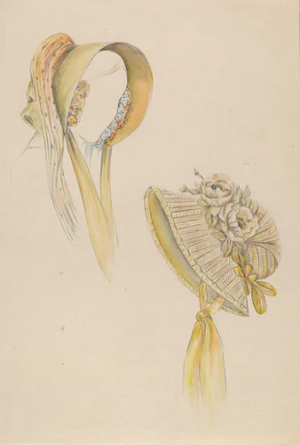 Bonnet by American 20th Century, index of american design, 1935-1942