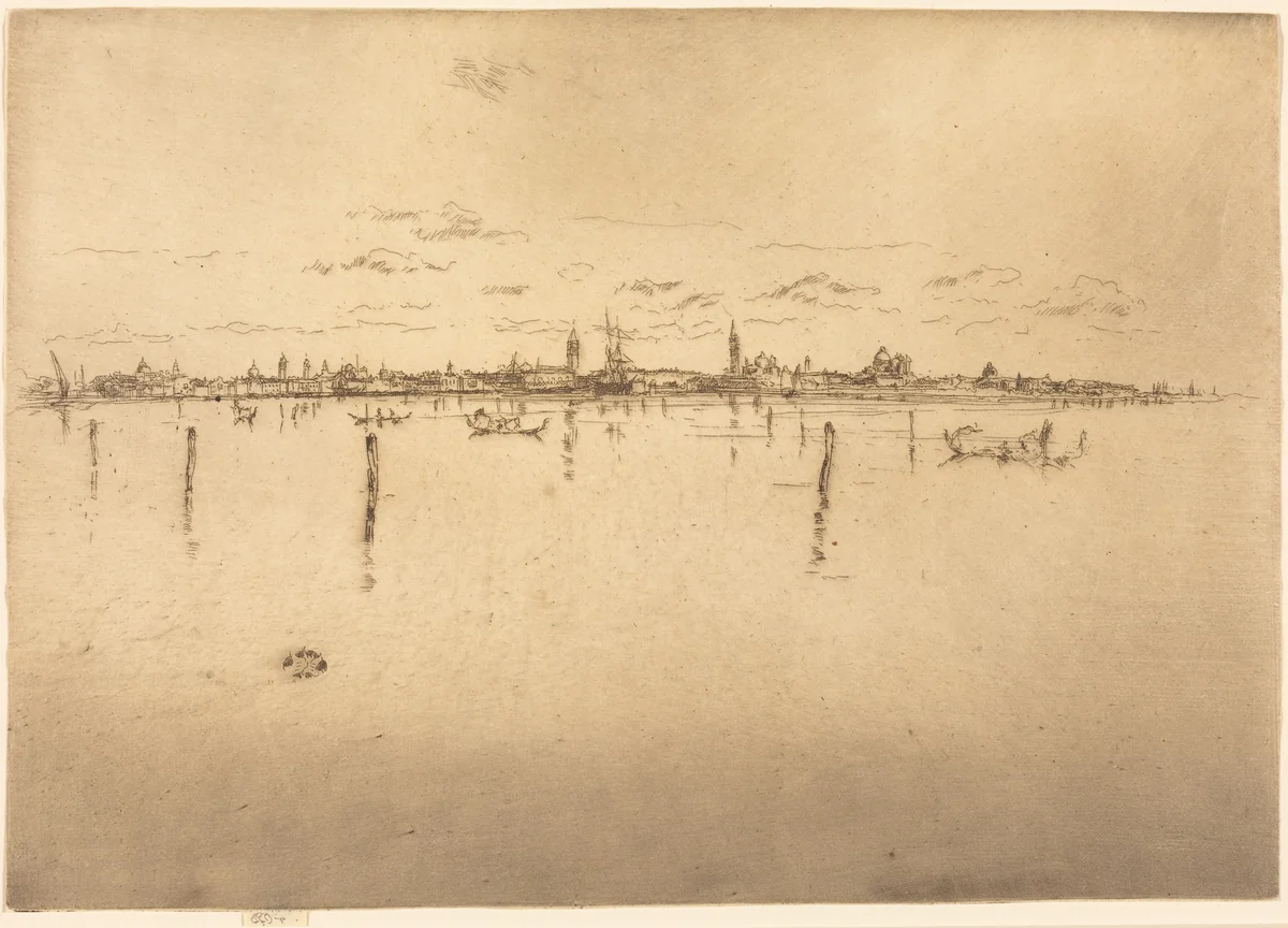 Little Venice by James McNeill Whistler, print, 1880
