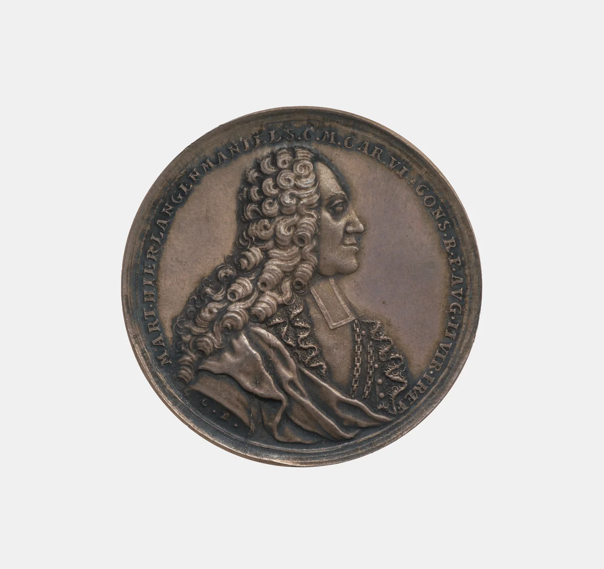 Martin Hieronymous Langermantel by Conrad Börer, metalwork, 1738