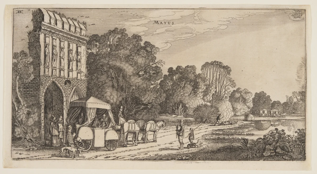 May, from The Twelve Months of the Year by Jan van de Velde II, print, 1616