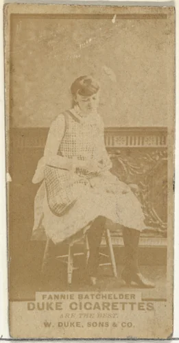 Fannie Batchelder, from the Actors and Actresses series (N145-7) issued by Duke Sons & Co. to promote Duke Cigarettes by W. Duke, Sons & Co., photograph, 1880-1889
