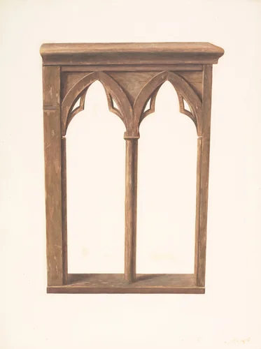Altar Rail Gate by Manuel G. Runyan, index of american design, 1939