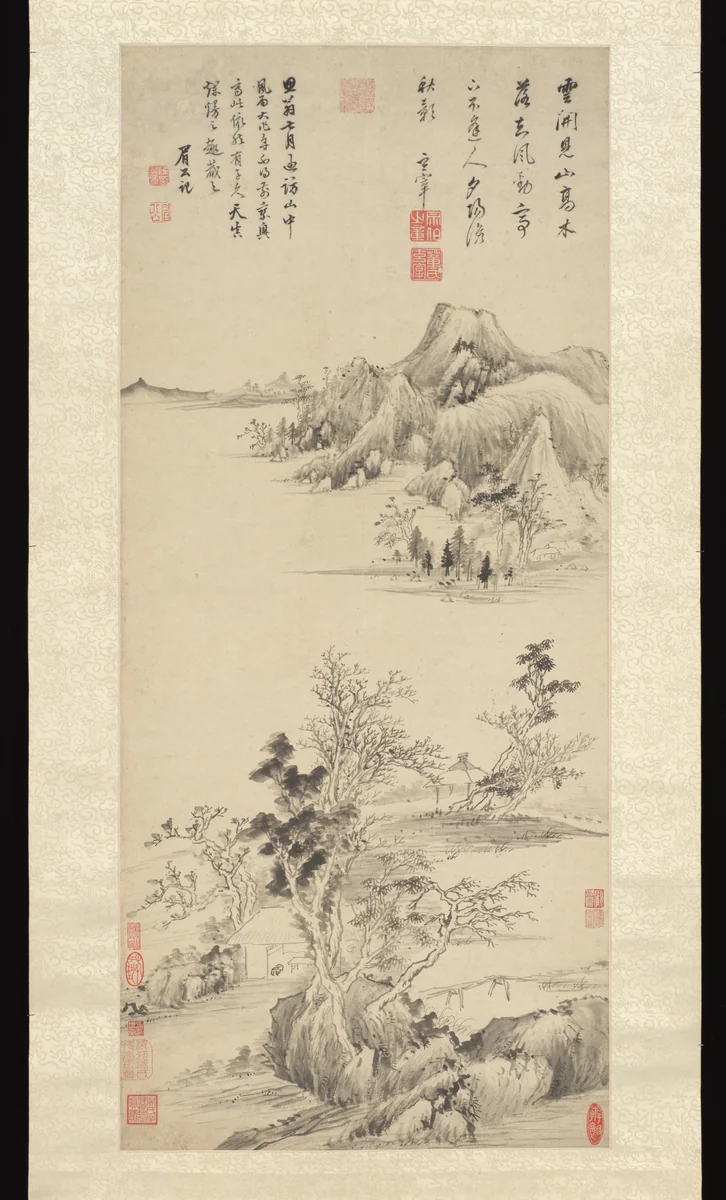 Autumn Mountains by Dong Qichang, painting, 1555-1636