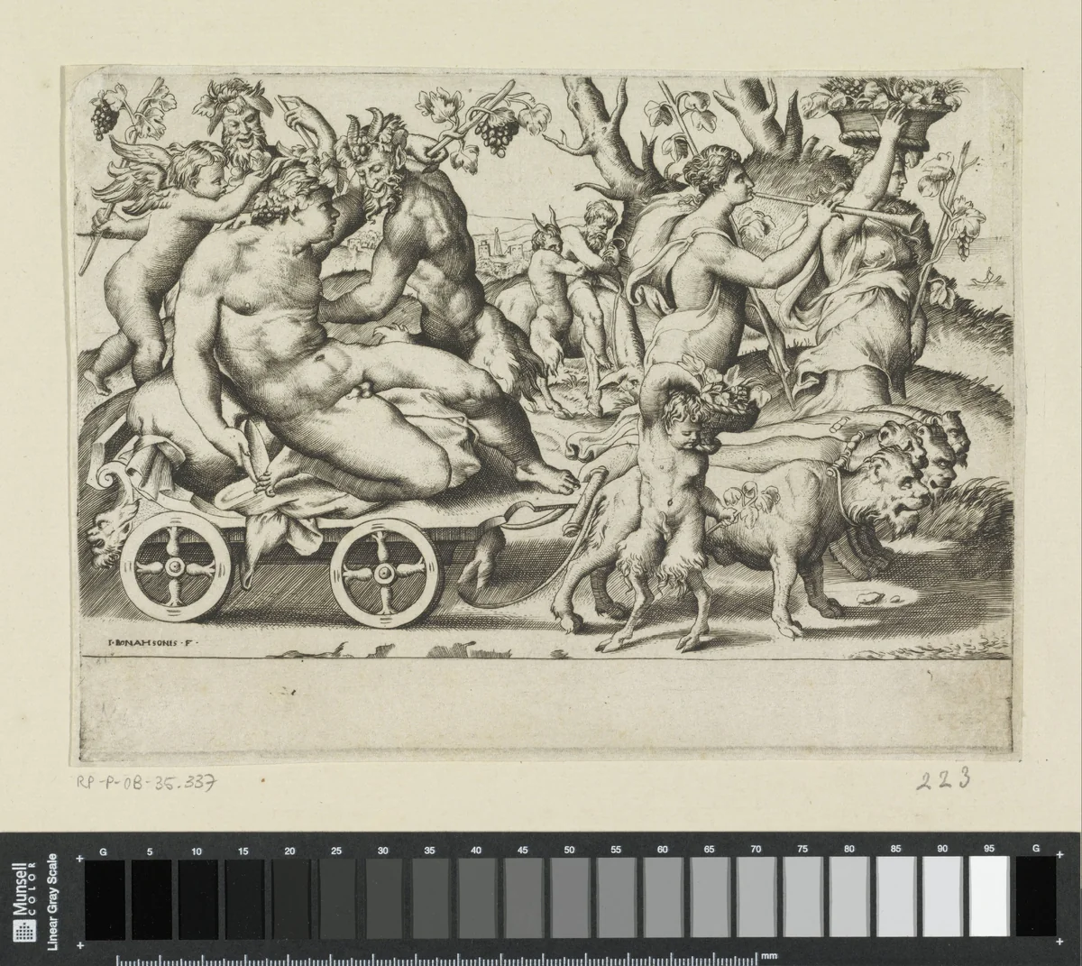 Triomf van Bacchus by Unknown, print, 1501-1580