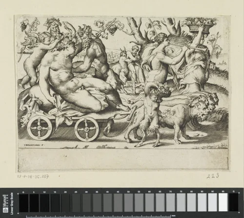 Triomf van Bacchus by Unknown, print, 1501-1580