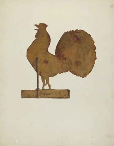 Weather Vane by Victor F. Muollo, index of american design, 1938