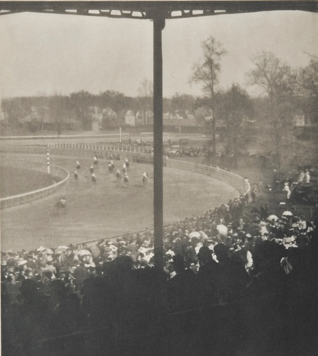 Going to the Start by Alfred Stieglitz, photograph, 1904