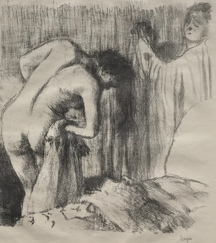 After the Bath III by Edgar Degas, print, 1891-1892