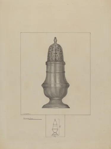 Salt Shaker by Henry Meyers, index of american design, 1936