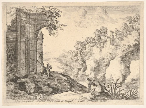 Le Pan de Muraille by Henri Mauperché, print, 1602-1686