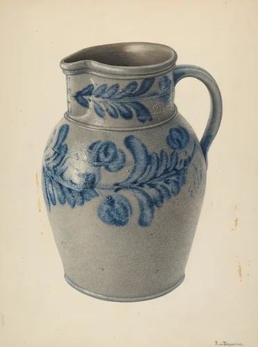 Pitcher by John Tarantino, index of american design, 1939