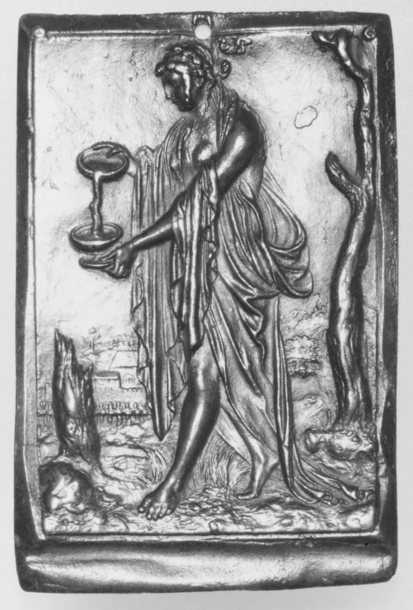 Temperance by Peter Flötner, metalwork, 1535-1545