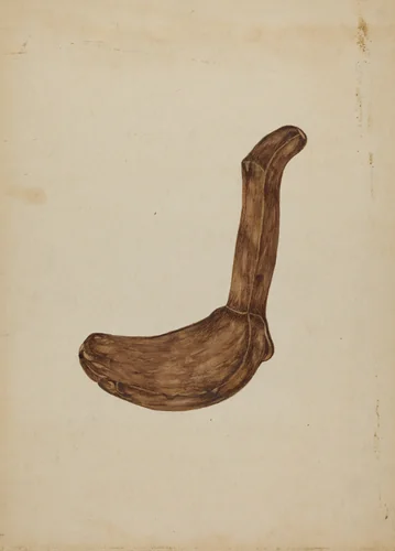 Wooden Spoon by American 20th Century, index of american design, 1935-1942