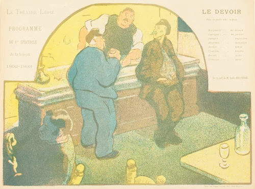 Le Devoir by Henri Gabriel Ibels, print, 1893