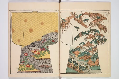 Moyō hinagata miyako no nishiki / [henshū Yamanaka Kichirobē] by Kichirobe Yamanaka, artwork, 1886