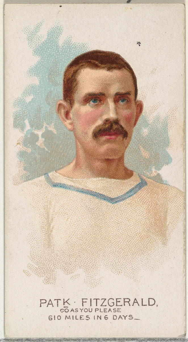 Patrick Fitzgerald, Pedestrian-Go As You Please, from World's Champions, Series 2 (N29) for Allen & Ginter Cigarettes by Allen & Ginter, print, 1888